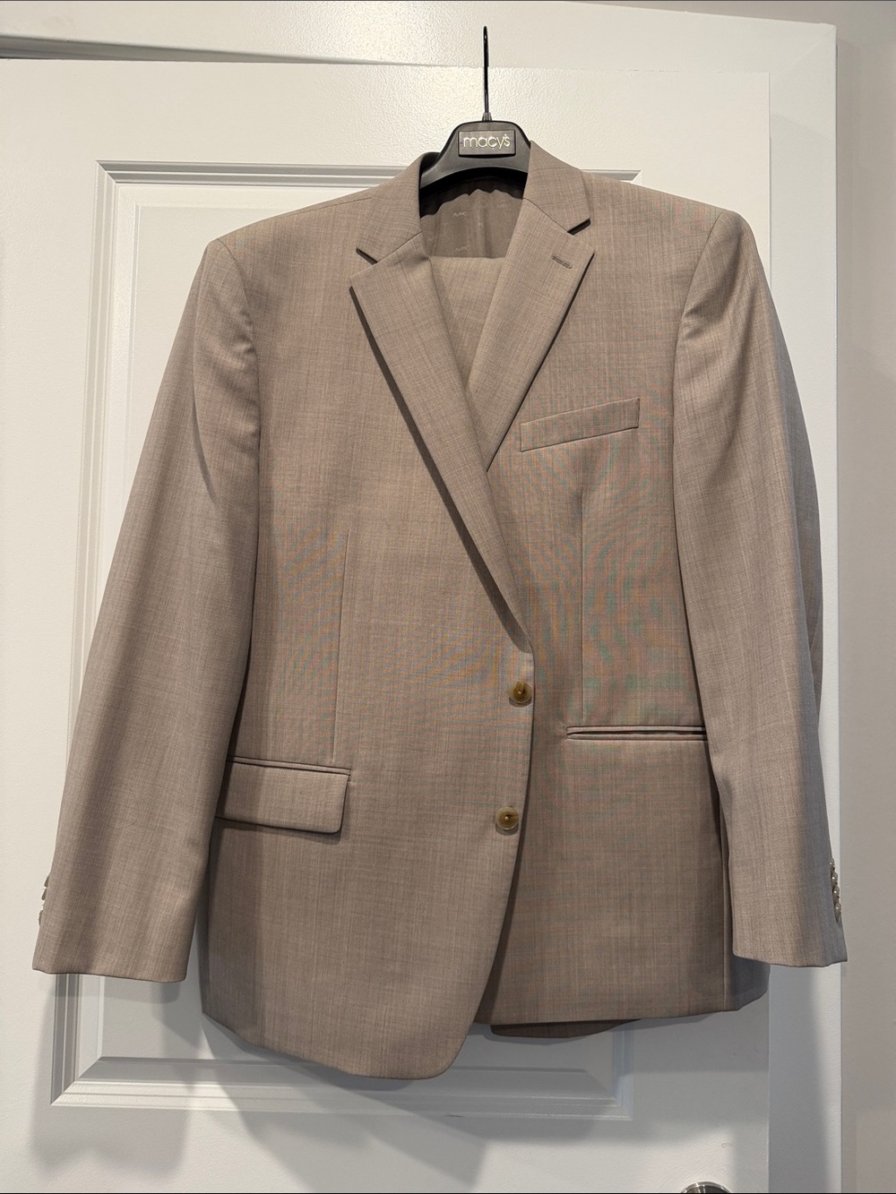 Michael Kors Light Beige Two-Button Men's Blazer